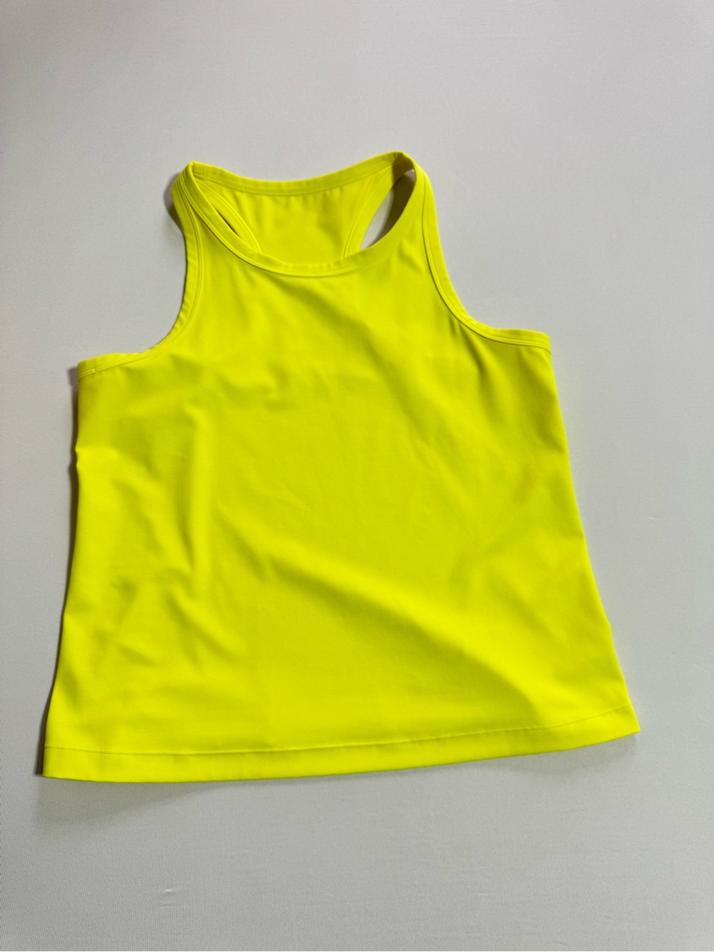 lululemon athletica Neon Yellow Muscle Tank